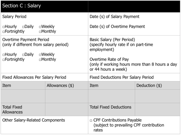 Key Employment Term Template Lee Wenyong Co